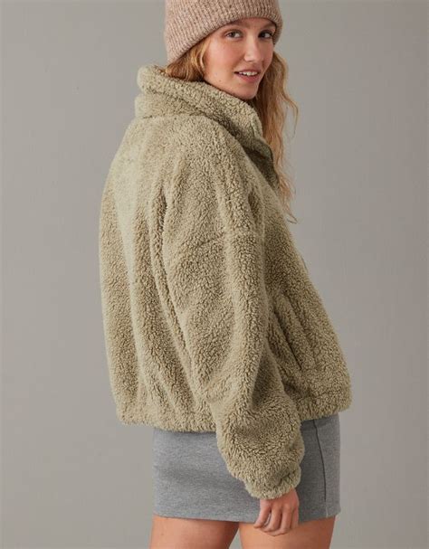 Corduroy puffer jacket. . Bear hug sherpa jacket